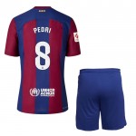 Nogometni Dresovi FC Barcelona Pedri 8 Dječji Domaći 2023-24 Kratkih Rukava